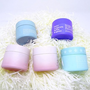 Glass Cosmetic <b>Empty</b> Cream & Lotion Packaging 5g-100g Frosted Containers with Plastic Lids - Product Image 5