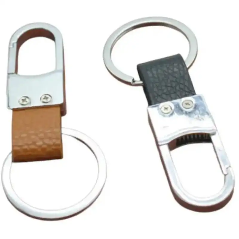 Wsnbwye Tùy Chỉnh Bán Buôn PU Da Vòng Tay Keychain Tùy Chỉnh Thiết Kế Keyring Móc Chìa Khóa Vòng Số Lượng Lớn Da Keychain