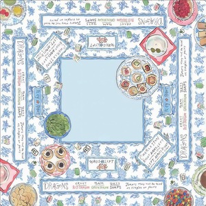 Luxe Miss Darling Mahjong Mat Neopreen Geluidsreducerende Blauwe Kleur Rooster Mahjong Speelmat voor Amerikaanse Mahjong - Product Image 3