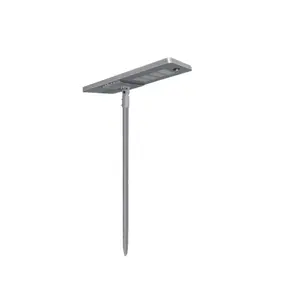 Hoge Kwaliteit Geïntegreerde All-In-One Outdoor Waterdichte Ip65 Led Zonne-Energie Straatlantaarn 60W Met Lantaarnpaal 6M