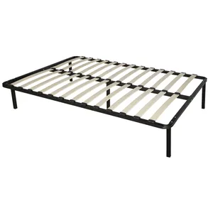 Twin Size Stahl KD Bett rahmen DJ-PK05 Eisen Doppelbett Design