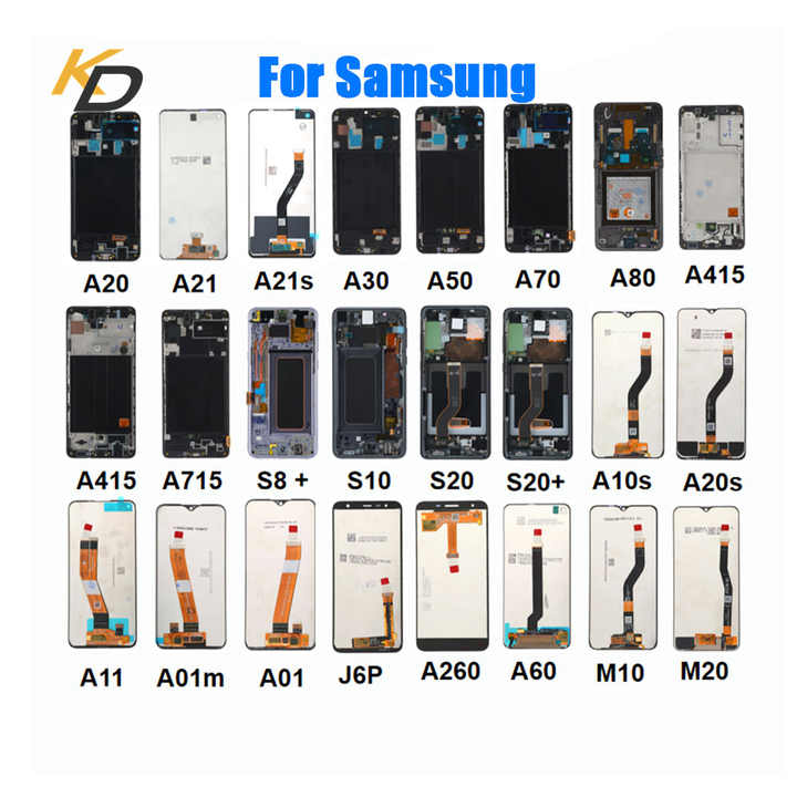 Original Lcd Display for samsung A10 A10S A20 A20S A30 A50 A70 Lcd Screen for Samsung A80 A90