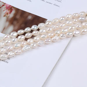 Perlas de Agua Dulce de 6-7 mm, de Doble Cara, con Orificio Recto, Hechas a Mano, Material para Manualidades, Perlas Sueltas para Acuicultura, Perlas para Ensartar - Product Image 4