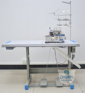 747 Single Needle 3/4/5 Line Electronic Industrial Overlock Sewing <b>Machine</b> with <b>Walking</b> Foot High-Speed Motor & Pump - Product Image 2