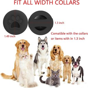 Dczsdjt Traceur intelligent pour animaux de compagnie, GPS Bluetooth, suivi en temps réel pour collier de chien, toutes races, silicone noir, compatible iOS - Product Image 5