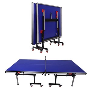 Single Folding Mobile <b>Table</b> Tennis <b>Table</b> 18mm Top 40x60mm Frame With <b>Wheels</b> <b>For</b> Home Training And Competition - Product Image 4