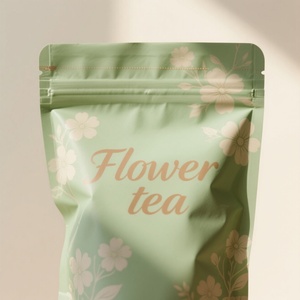 Sacs refermables en plastique imprimés sur mesure, anti-odeur, avec fermeture éclair, pour assaisonnements, café, thé en poudre, emballage alimentaire - Product Image 4