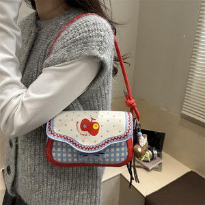 Bolso <span class=keywords><strong>de</strong></span> Hombro Elegante y Moderno con Diseño a Cuadros, Bolso <span class=keywords><strong>de</strong></span> Mano Casual y Encantador <span class=keywords><strong>para</strong></span> Mujer, <span class=keywords><strong>para</strong></span> Uso Diario - Product Image 5