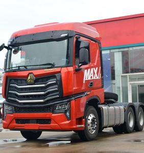 Nueva llegada Howo 6x4 Tractor Truck 10 Wheel 371 430 Hp Euro2 Usado 40 Ton Howo A7 T7h Nx Tractor Unit Truck - Product Image 3