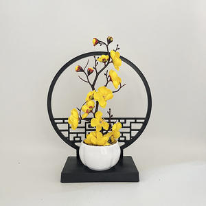 Nouvel ensemble d'écrans de style chinois, ornement de maison <span class=keywords><strong>en</strong></span> faux prunier d'hiver, mini vase <span class=keywords><strong>en</strong></span> plastique, ornement de cour et d'entrée <span class=keywords><strong>en</strong></span> <span class=keywords><strong>pot</strong></span> - Product Image 5