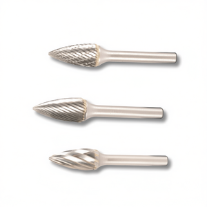 Ttake Ab8600 Flame Rotary Burr 9.6 Mm Solid Carbide For Metal Woodworking - Product Image 2