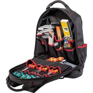 Sac à dos pour outils Parat, 15 compartiments, en nylon, multi-compartiments, avec poignée supérieure pour outils - Product Image 6