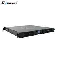 Amplificateur de puissance professionnel 1U 1500Wx4, amplificateur de puissance numérique de classe D pour la musique et l'audio professionnels