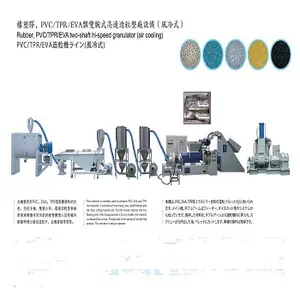 Máquina extrusora de gránulos de sulfuro para pp, pe, mesin, eva, compuesto de relleno de plástico