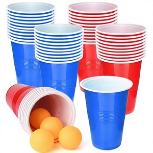 Ensemble de Beer <span class=keywords><strong>Pong</strong></span> en Plastique Premium Édition Ultime pour Fêtes – 24 Gobelets de 16 oz, 24 Balles de <span class=keywords><strong>Ping</strong></span>-<span class=keywords><strong>Pong</strong></span> Taille Réglementaire – Jeu d'Été Durable pour Fêtes - Product Image 3