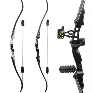 Arc JIT Bow et flèches de tir sportif, équipement de tir à l'arc traditionnel, pour les jeux de plein air, en alliage, pour la chasse