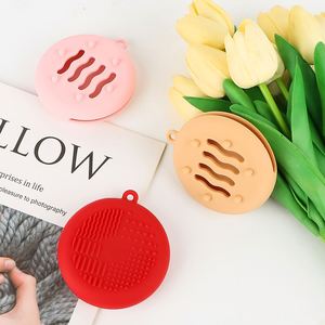 Housse de protection portable en silicone anti-poussière pour éponge de maquillage, en caoutchouc domestique avec boîte de rangement pour tampon de poudre et nettoyage - Product Image 1