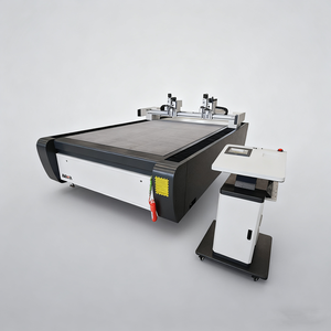 AMOR Die Vibrating Knife Cnc Tela automática la máquina cortadora de traje de fuego de tela de silicona - Product Image 2