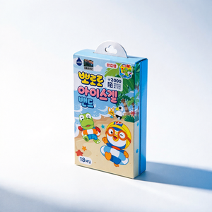 Juego de bandas de gel de hielo Pororo, 18 piezas, cuidado de la piel al aire libre para niños - Product Image 1