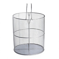 Panier en maille d'acier inoxydable soudé robuste pour le lavage, le dégraissage et le nettoyage de pièces industrielles