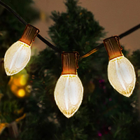 Guirlande lumineuse LED pour l'extérieur, Noël, Camping, Tente de mariage, Décoration de série, Guirlande lumineuse
