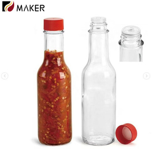 <span class=keywords><strong>Verre</strong></span> vide 150ml ketchup Huile de chili alimentaire Bouteille de saveur Confiture Bouteille de sauce piquante à la <span class=keywords><strong>tomate</strong></span> tabasco scellée résistante aux hautes températures - Product Image 4