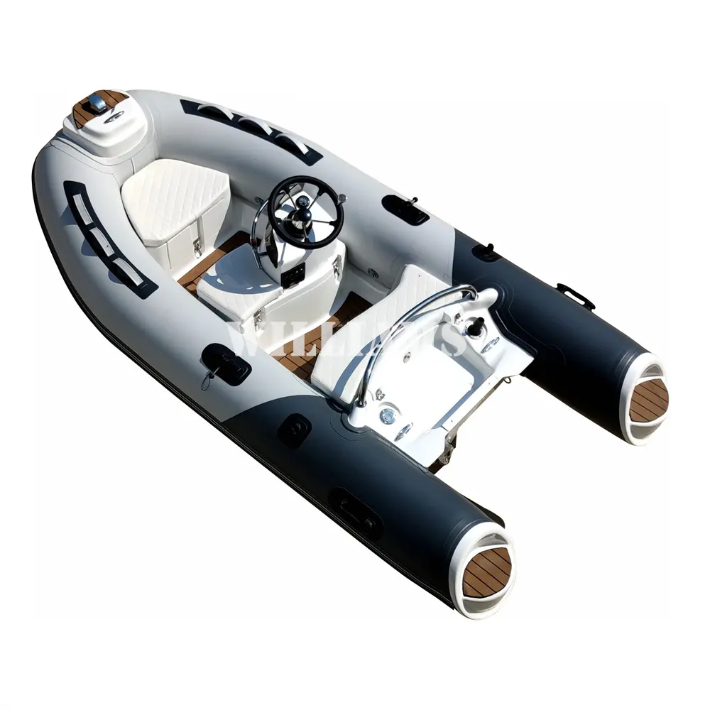 Novo produto 3 Capacidade de Fibra De Vidro De Alta Velocidade barco Inflável Bote Hypalon RIB 300 Luxo