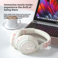 Casque de jeu supra-auriculaire double mode GT-1 en gros avec ANC 5.4, étanchéité IPX4, micro intégré, son stéréo HiFi et commande vocale pour