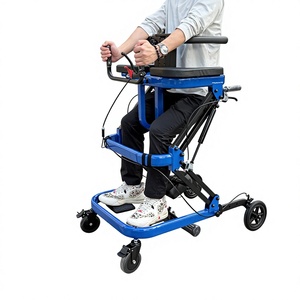 Offre Spéciale – Déambulateur vertical CE pour l'entraînement à la marche, cadre de marche pour paralysie cérébrale, avec siège pour besoins spéciaux - Product Image 1