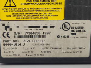 Plc GCP-30 GENSET CONTROL PACKAGE 8440-1614 REV J Plc GCP-30 GENSET CONTROL PACKAGE 8440-1614 REV J Plc Plc Controll - Product Image 2