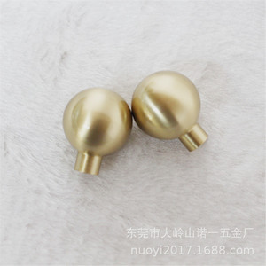 Solid Round <b>Copper</b> Cabinet <b>Knobs</b> 22x27mm Scandinavian Style Durable Furniture Handles - Product Image 4