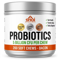 OEM ODM Probiotiques pour chiens sous forme de bouchées molles 5 milliards de UFC Soutien digestif Santé intestinale Renforcement immunitaire Huile de saumon sauvage d'Alaska à action rapide