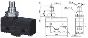 15A 250VAC 3 pin Micro giới hạn chuyển đổi push <span class=keywords><strong>button</strong></span> Off momentary trên spdt Micro thiết <span class=keywords><strong>b</strong></span>ị chuyển mạch mà không <span class=keywords><strong>c</strong></span>ần đòn <span class=keywords><strong>b</strong></span>ẩy - Product Image 2