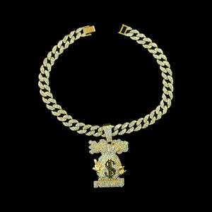 Pd3017 יהלום חרק שרשרת קוביה קובן שרשרת חתולה הקובן לכל רגלי o feste קולאנה מגלי קובנה - Product Image 4