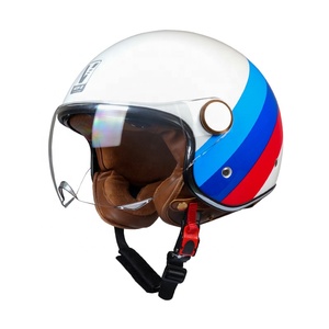 Dot Chứng Nhận Retro <span class=keywords><strong>3</strong></span> <span class=keywords><strong>4</strong></span> Mũ Bảo Hiểm Bốn Mùa Phổ Mùa Hè Mặt Trời Bảo Vệ Xe Máy Mũ Bảo Hiểm - Product Image 3