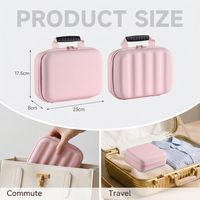 Sac de maquillage avec miroir lumineux, interrupteur tactile, port de charge USB-C, LED, couleur personnalisable, fournisseur