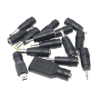 Adaptor DC Barrel Grosir 5.5x2.1mm Female ke Steker Daya 2.5x0.7mm Male DC5521 ke DC2507 Konektor Daya untuk Notebook