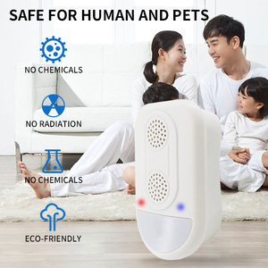 Kép siêu âm chống muỗi kiểm soát dịch hại Repeller ABS Chất liệu điện nguồn hiệu quả trong việc đẩy lùi chuột và ruồi - Product Image 4