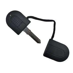 钥匙壳Fob适合大众16V VR6 TDI MK2高尔夫G60钥匙HU49未切割刀片，带LED照明钥匙，无徽标