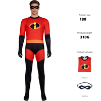 Erwachsenen-Superhelden-Bodysuits TV-Film-Kostüme Halloween-Cosplay-Aufführungen Karneval Oster-Jumpsuit Unisex