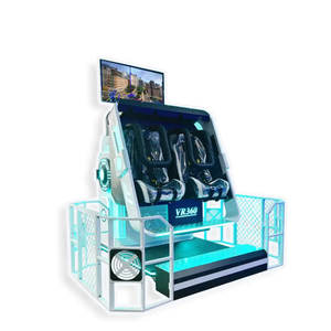 เครื่องเล่นเกม <span class=keywords><strong>VR</strong></span> <span class=keywords><strong>360</strong></span> องศาแบบหยอดเหรียญสำหรับสวนสนุกเชิงพาณิชย์ ยี่ห้อ YHY ราคาขายส่ง พร้อมเก้าอี้เคลื่อนไหว 2 ที่นั่ง - Product Image 5