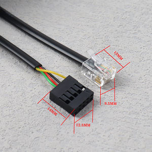 Dolandline 2 * 5Pin RJ11 6Pin soket Port Splitter adaptörü için telefon kablo demeti sabit telefonlar için - Product Image 2