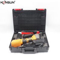 Tondeuse à moutons sans fil KONSUN, moteur sans balais 21V 300W, machine à tondre les chèvres, batterie au lithium, ciseaux à laine