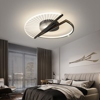 Plafonnier LED moderne encastré, dimmable avec télécommande, luminaire carré à 4 ampoules pour salon, chambre et cuisine