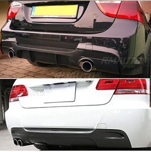 Difusor E92, Difusor de Parachoques Trasero Negro Brillante para BMW Serie 3 E9X E90 E91 E92 E93 M Sport 316i 318i 320i 323i - Product Image 4