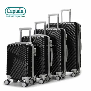 China Professionele Vervaardiging Aangepaste Grootte Trolley Tas Reizen Trolley Bagage Set Kleurrijke Travelling Abs Koffer