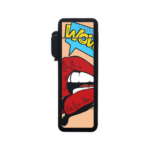 Encendedores de Butano de Llama Azul Resistentes al Viento con Impresión UV y Logotipos Personalizados de Estilo Pop de Moda de Plástico al por Mayor de Fábrica, Regalos Promocionales de Cigarrillos - Product Image 1