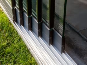 Portes coulissantes en aluminium à rupture de pont thermique, système d'empilage multi-panneaux, terrasse, balcon, dimensions personnalisées, <span class=keywords><strong>RAL</strong></span> 7016 9005 <span class=keywords><strong>9016</strong></span> - Product Image 3