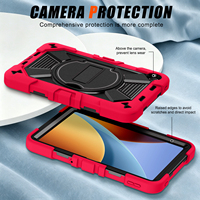 Étui de tablette en silicone résistant aux chocs à 3 couches pour Redmi Pad 2 9,7 pouces, housse de protection intégrale