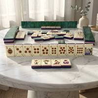 Ensemble de Mahjong Américain Premium en Acrylique en Gros Prêt à Expédier – Jeu de Divertissement Tendance avec Tuiles Esthétiques Modernes en Lucite